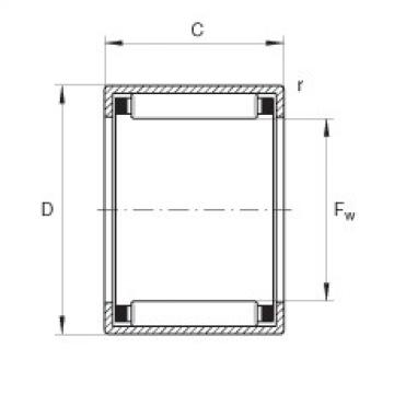 FAG   620TQO820-2   Drawn cup needle roller  with open ends - HK0205-TV Bearing Catalogue