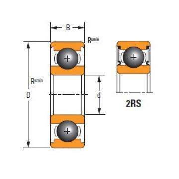  Thin Section61805-2RS TIMKEN