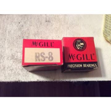 2-MCGILL  /bearings #RS-8  ,30 day warranty, free shipping lower 48!