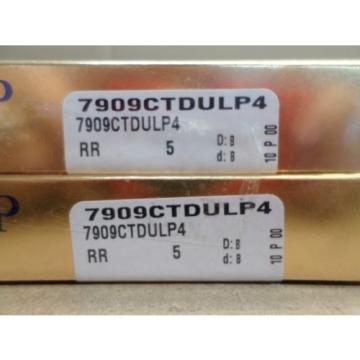 Pair   M284249D/M284210/M284210XD  of RHP 7909CTDULP4 Duplex Precision Angular Ball  Tapered Roller Bearings