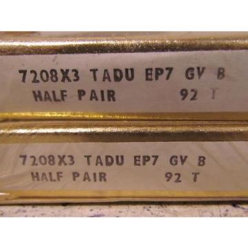 RHP   EE749259D/749334/749335D   7208X3 TADU EP7 GV B 92T Super Precision Bearing x2 Bearing Catalogue