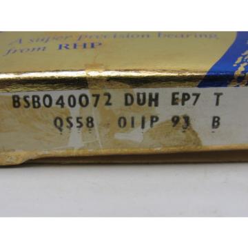 RHP   500TQO729A-1   BSB040072 DUH Super Precision Angular Contact Ball Bearing Bearing Catalogue