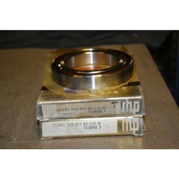 (Lot   EE655271DW/655345/655346D   of 2) RHP Preceision 9-7-5 , 7015X2 TAU EP7 GV 0/D M, 72 BORE T Industrial Bearings Distributor