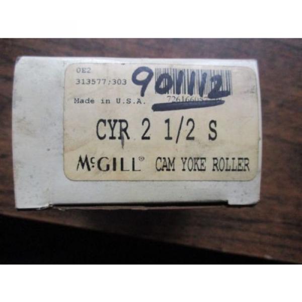 NEW MCGILL CAM YOKE ROLLER CYR 2 1/2 S #2 image