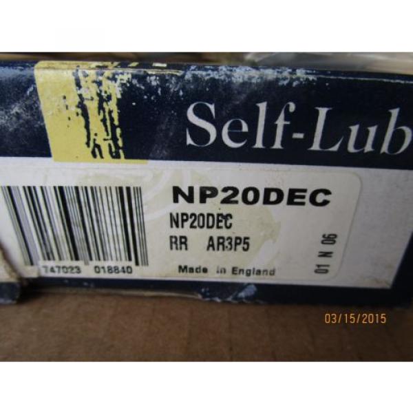 RHP   680TQO970-1   NP20 DEC SELF-LUBE ARR AR3P5 2 BOLT 20MM PILLOW BLOCK BEARING(=SKF SY20 WR,) Industrial Bearings Distributor #2 image