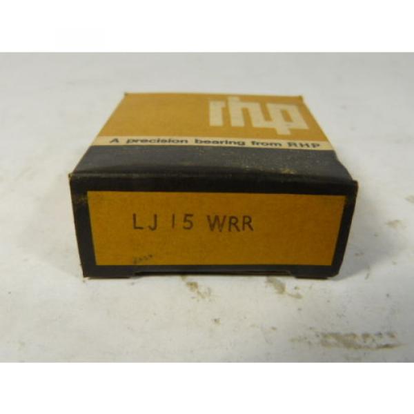 RHP   600TQO870-1   LJ15WRR Single Row Ball Bearing ! NEW ! Bearing Catalogue #3 image