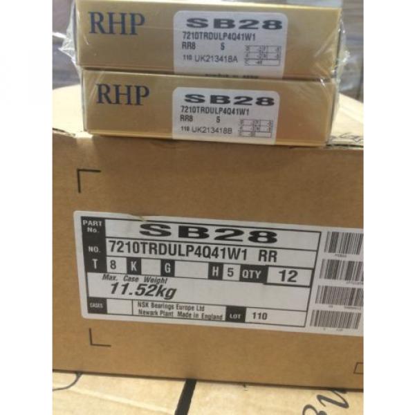 RHP   800TQO1280-1    7210TRDULP4Q41W1  super precision ball bearing.(SET OF TWO) Bearing Online Shoping #1 image